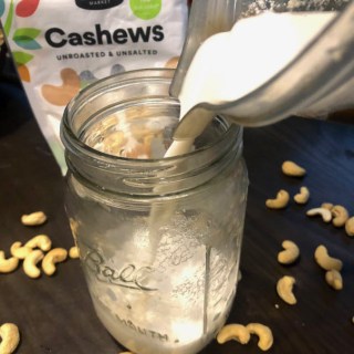 Cashew Milk recipe makes homemade creamy non dairy milk